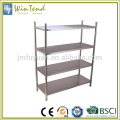Stable heavy raw material steel plate storage rack